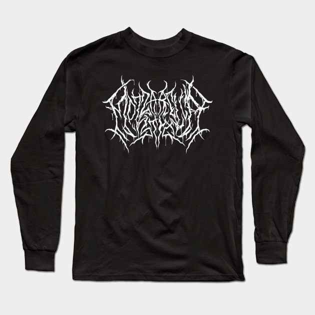 Mozzarella Styx - Death Metal Logo Long Sleeve T-Shirt by Brootal Branding